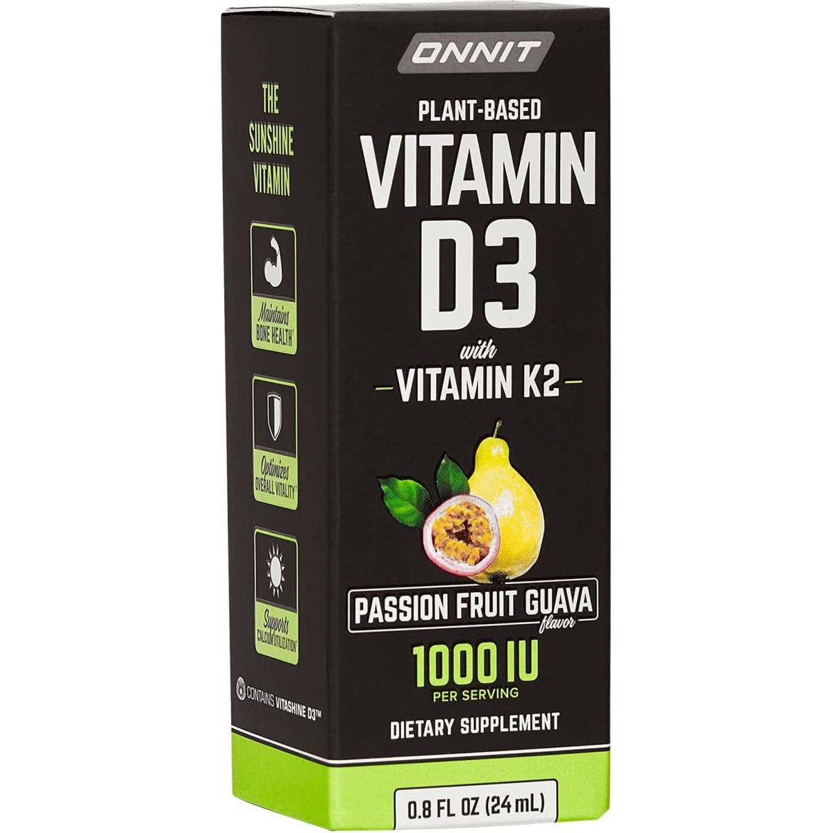Onnit Labs Passion Fruit Guava Vitamin D3 Spray with Vitamin K2 - 23ml - Glam Global UK