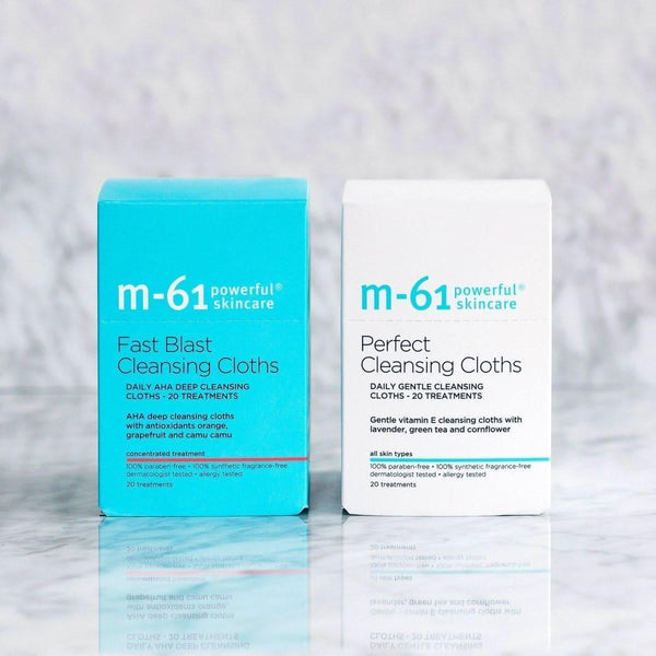 M - 61 Perfect Cleansing Cloths - 30 Treatments - Glam Global UKM - 61