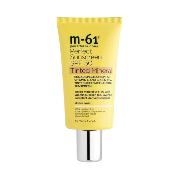 M - 61 Perfect Tinted Mineral Sunscreen SPF 50 - 50ml - Glam Global UKM - 61