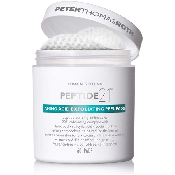 Peter Thomas Roth Peptide 21 Amino Acid Exfoliating Peel Pads - 60 Pads - Glam Global UKPeter Thomas Roth