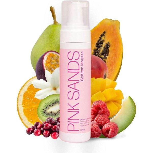 Pink Sands Perfect Palette Fake Tan Self Tanning Mouse - 200ml - Glam Global UKPink Sands