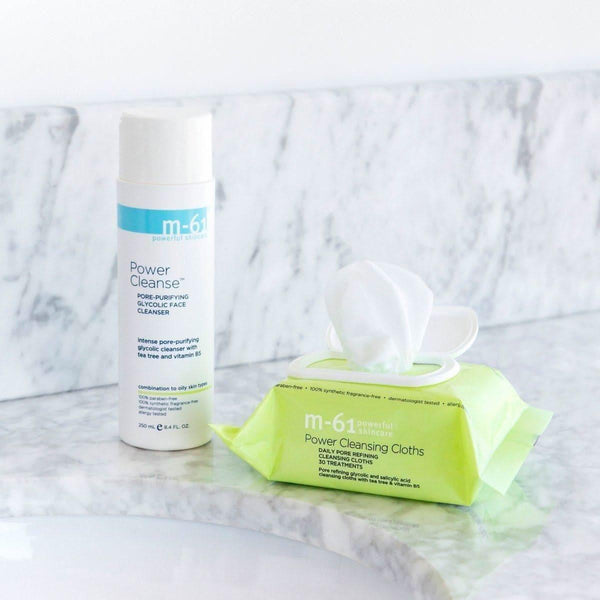 M - 61 Power Cleansing Cloths - 30 Count - Glam Global UKM - 61