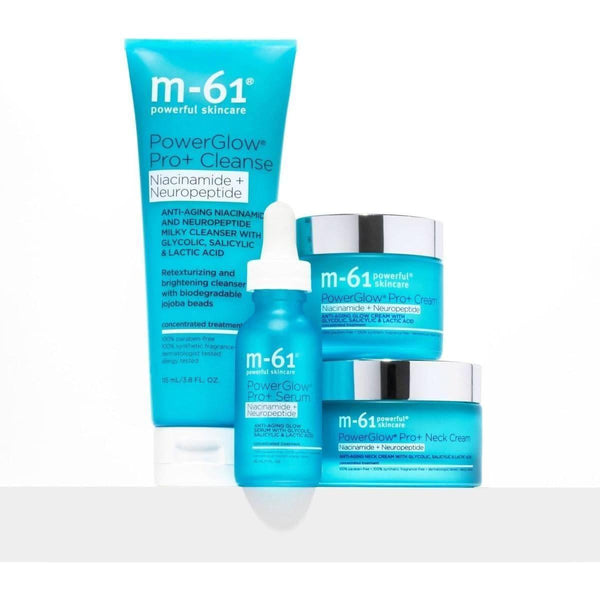 M - 61 PowerGlow Pro+ Niacinamide+Neuropeptide Cleanse - 120ml - Glam Global UKM - 61