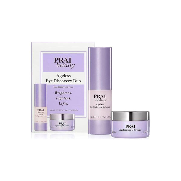 PRAI Beauty Ageless Eye Discovery Duo - Eye Tight Uplift Serum & Eye D - Crease Cre - Glam Global UKPRAI Beauty