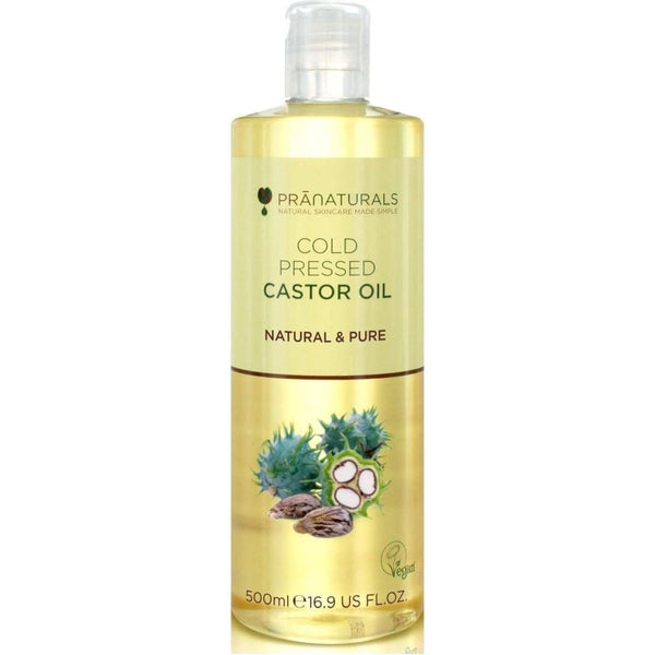 PraNaturals Cold Pressed Castor Oil 500ml: The Ultimate Natural Elixir for Radia - Glam Global UKPraNaturals