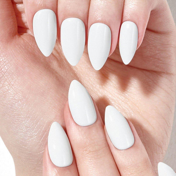 [DASHING DIVA] MAGIC PRESS DESIGN 30 Tips #Titanium Edge White - Glam Global UKDASHING DIVA