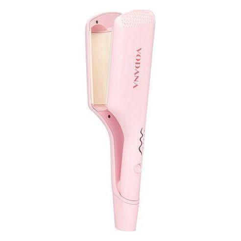 VODANA Triple Flow Wave Iron 32mm - Pink Vanilla with Temperature Control - Glam Global UKVODANA
