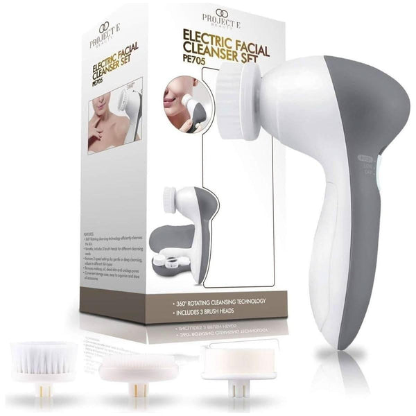 Project E Beauty Electric Facial Cleanser Set - Glam Global UKProject E Beauty