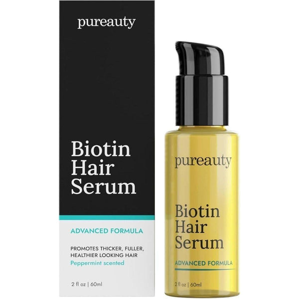 Pureeauty Biotin Hair Growth Serum Advanced Formula - 60ml (Large Size) - Glam Global UKPureeauty