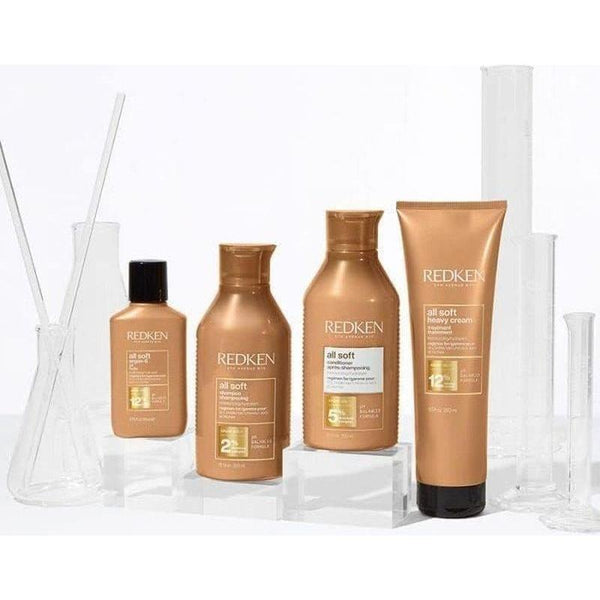 Redken All Soft Duo: Shampoo & Conditioner 300ml Each - Glam Global UKRedkin