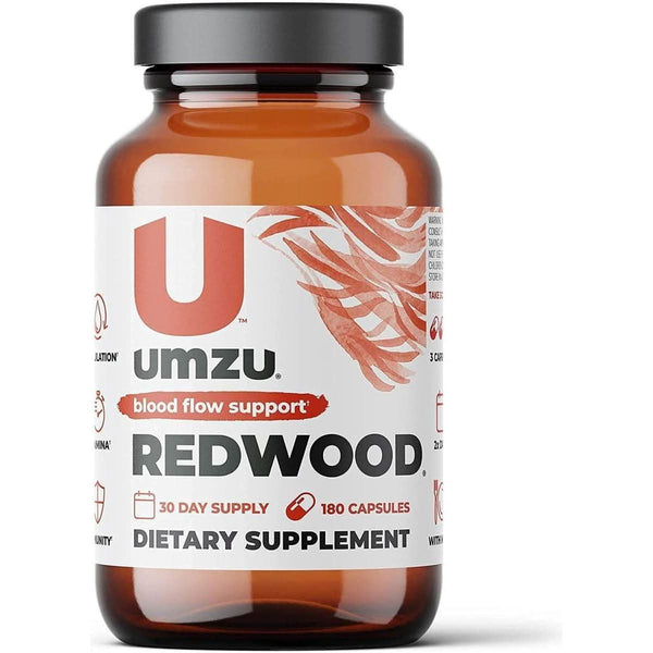 REDWOOD Nitric Oxide & Circulatory Support - 30 Day Supply - 180 Capsules - Glam Global UKUMZU