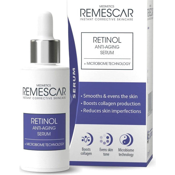 Remescar Retinol Anti - Aging Serum - Microbiome Technologyl - Glam Global UKRemescar