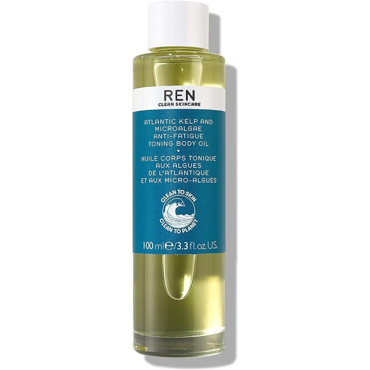 REN Clean Skincare Body Atlantic Kelp and Microalgae Body Oil - 100ml - Glam Global UK