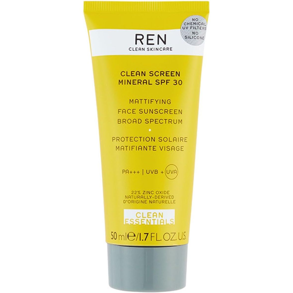 REN Clean Skincare Face Clean Screen Mineral SPF30 50ml - Glam Global UK