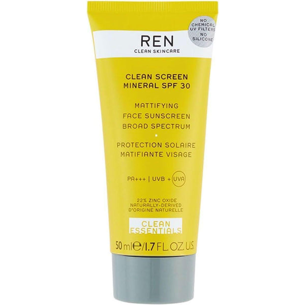 REN Clean Skincare Face Clean Screen Mineral SPF30 50ml - Glam Global UKREN Clean Skincare