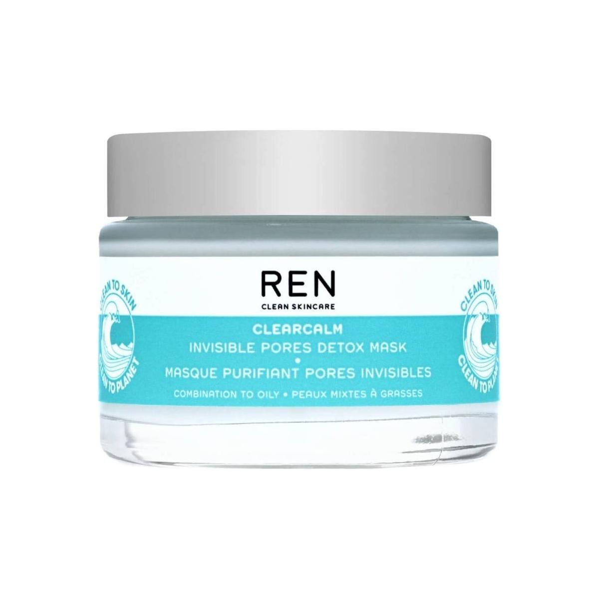 REN Clean Skincare Face ClearCalm Invisible Pores Detox Mask 50ml - Glam Global UKREN Clean Skincare