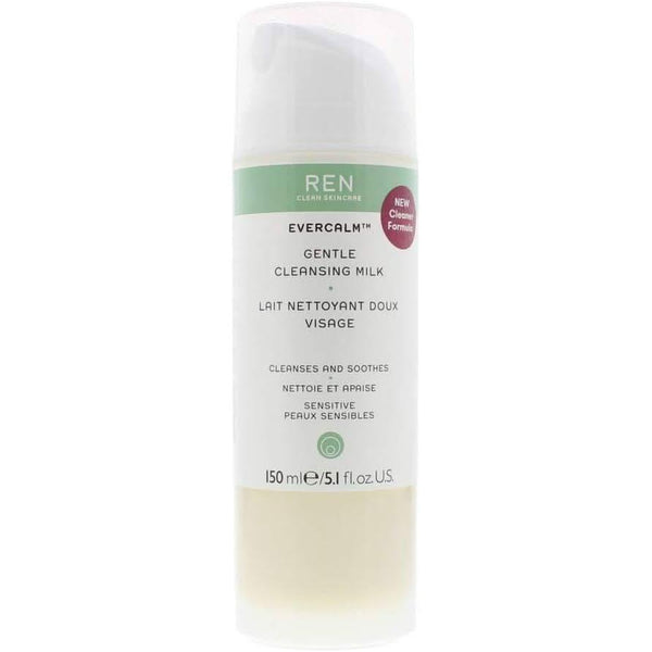 REN Clean Skincare Face Evercalm Gentle Cleansing Milk 150ml - Glam Global UKREN Clean Skincare