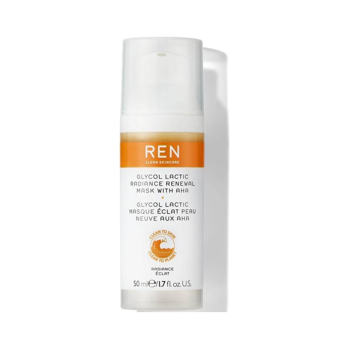 REN Clean Skincare Face Glycol Lactic Radiance Renewal Mask 50ml - Glam Global UK