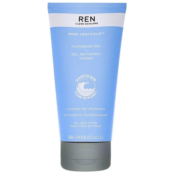 REN Clean Skincare Face Ocean Plastic Edition Rosa Centifolia Cleansing Gel 150ml - Glam Global UKREN Clean Skincare