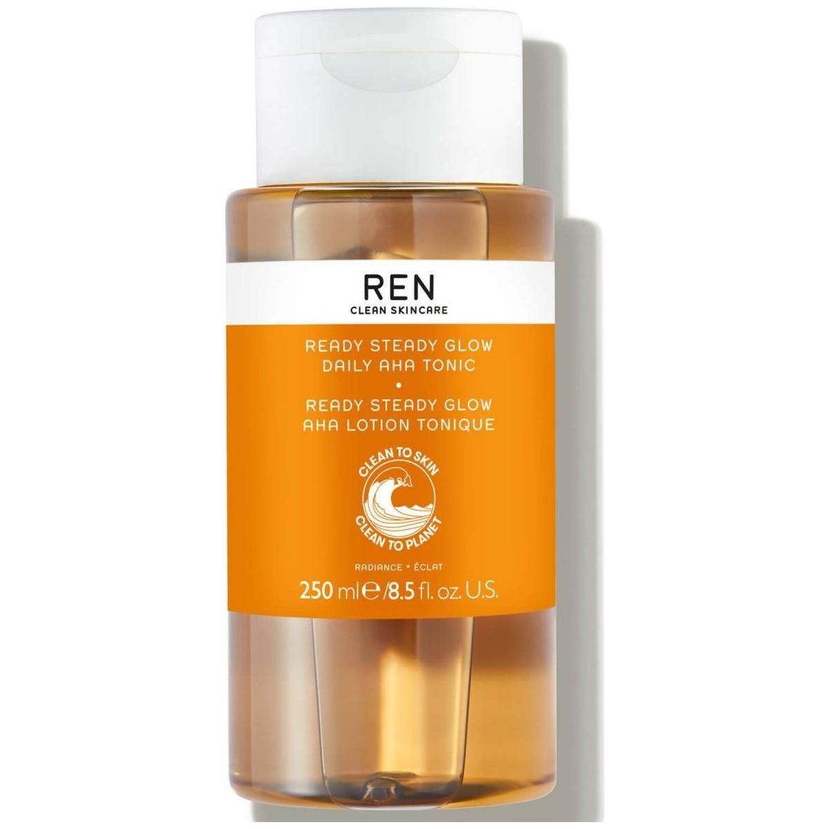 REN Clean Skincare Face Ready Steady Glow Daily AHA Tonic 250ml - Glam Global UK