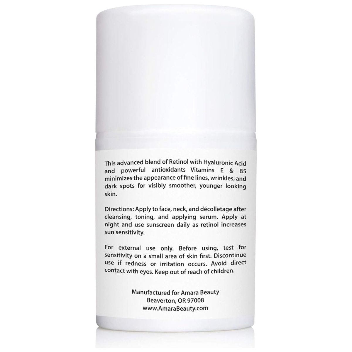 Retinol Cream for Face 2.5% with Hyaluronic Acid & Vitamin E & B5-50 Ml - Glam Global UK