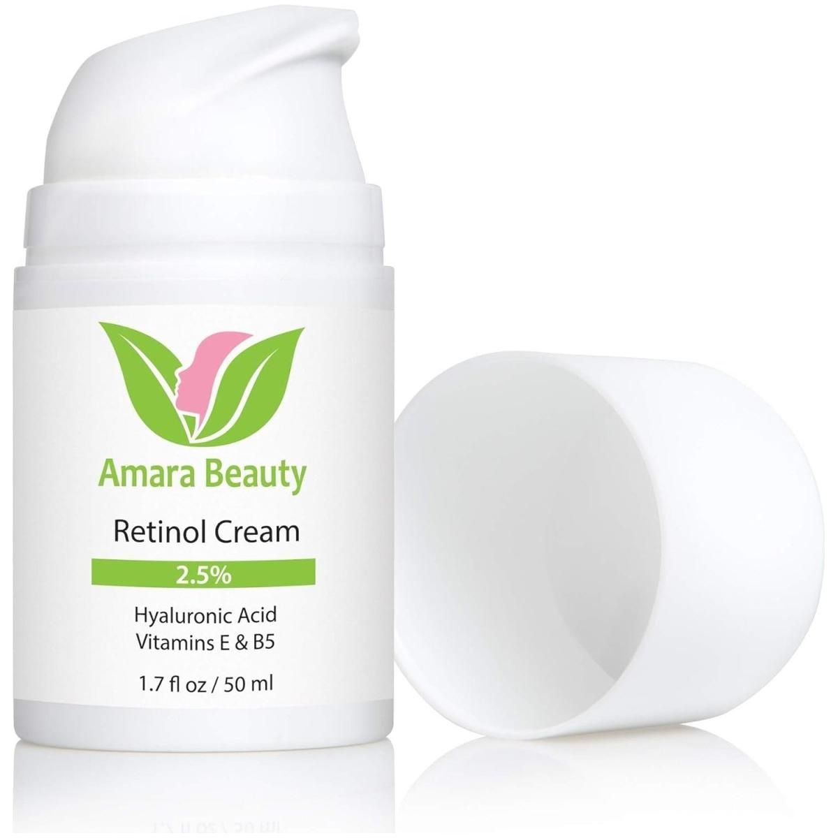 Retinol Cream for Face 2.5% with Hyaluronic Acid & Vitamin E & B5-50 Ml - Glam Global UK