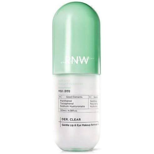 RNW DER. CLEAR Gentle Lip & Eye Makeup Remover 120ml - Glam Global UKRNW
