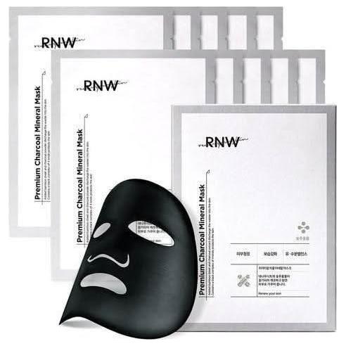 RNW Premium Charcoal Mineral Mask 10ea - Glam Global UKRNW