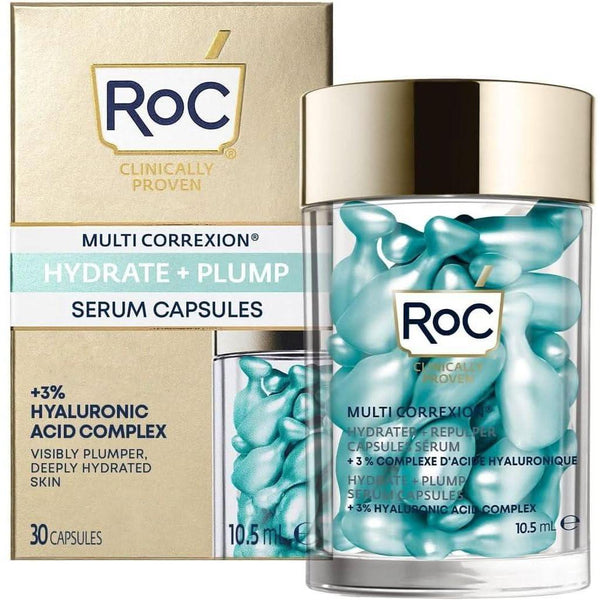 RoC Skincare Multi Correxion Hydrate + Plump Serum Capsules (30 Count) - Glam Global UKRoC Skincare