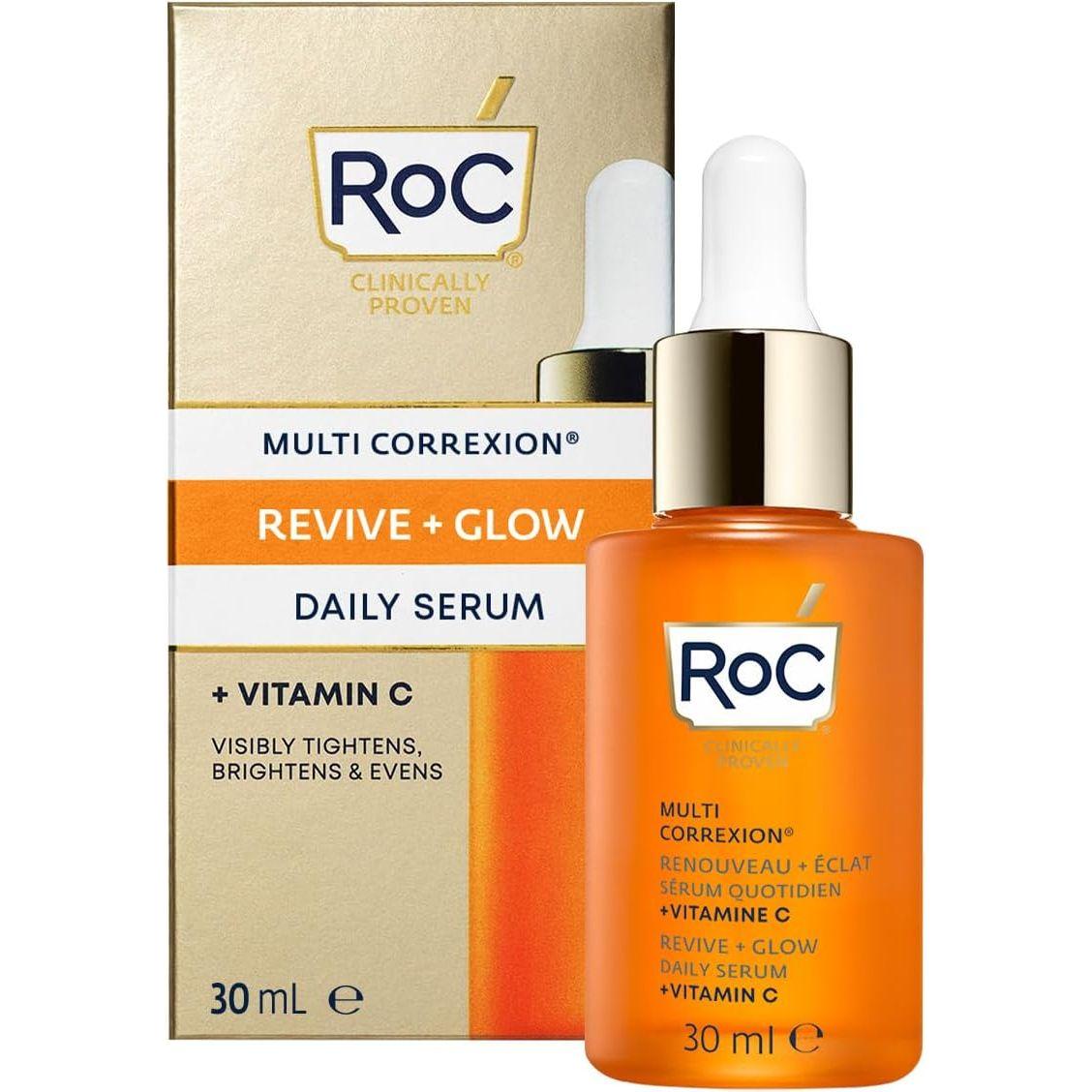 RoC Skincare Multi Correxion Revive + Glow Vitamin C Daily Serum - 30ml - Glam Global UK