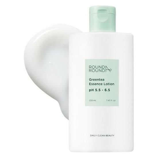 ROUND A'ROUND Greentea Essence Lotion 220ml - Glam Global UK