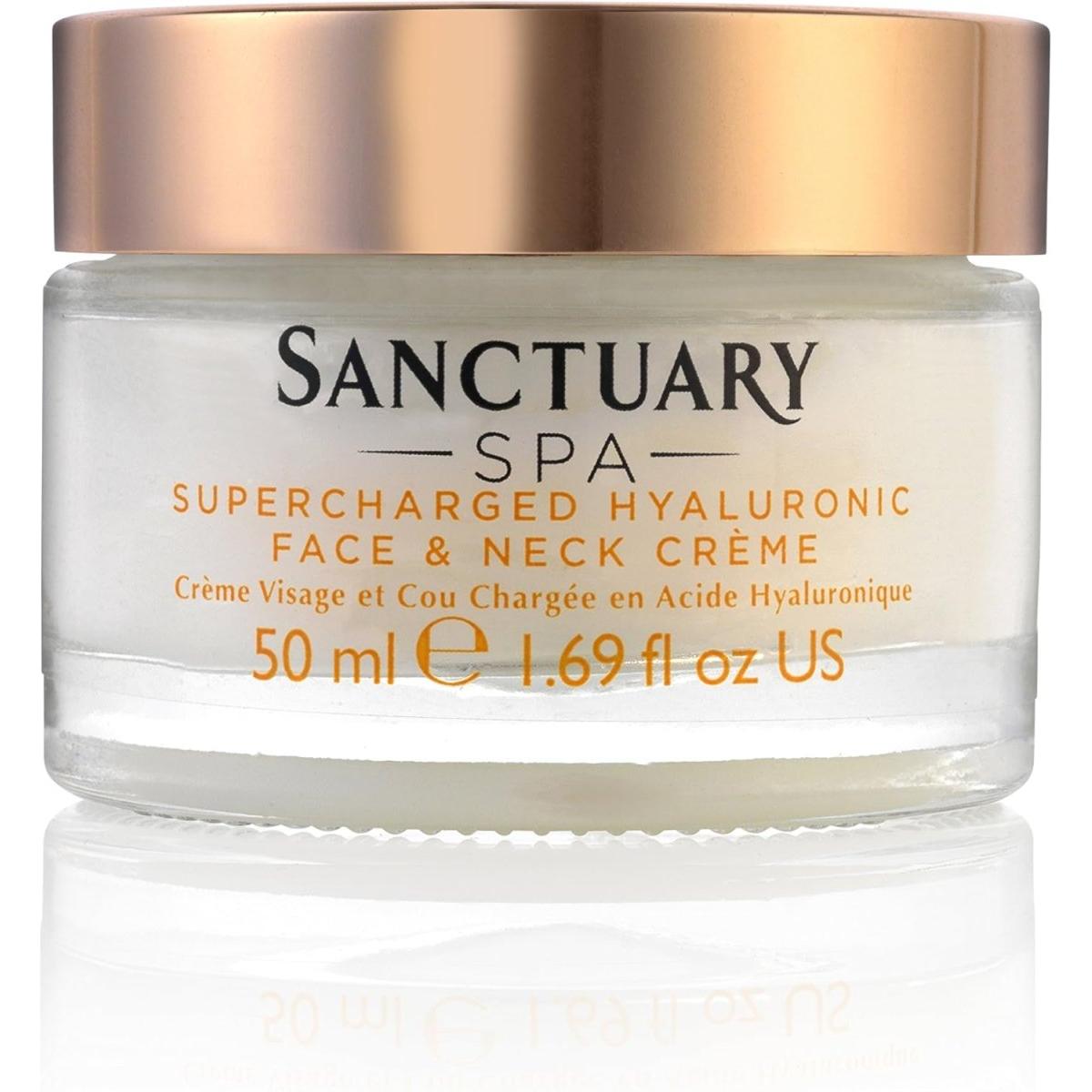 Sanctuary Spa Supercharged Hyaluronic Face and Neck Crème, 50 ml - Glam Global UK