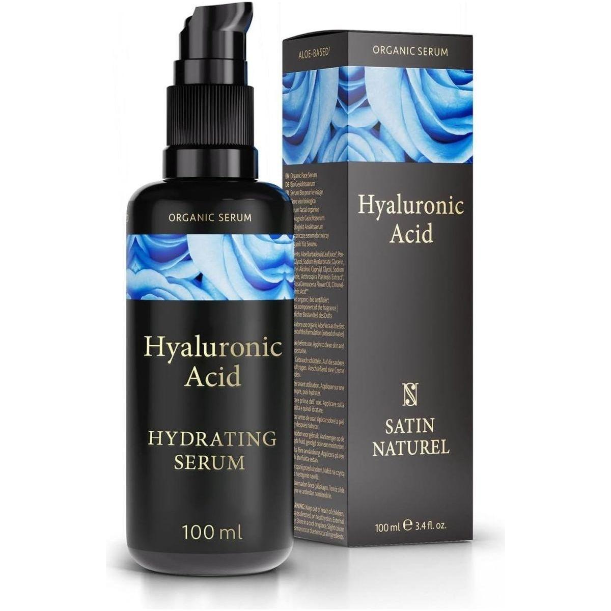 Satin Naturel Hyaluronic Acid Serum - 100ml - Glam Global UK