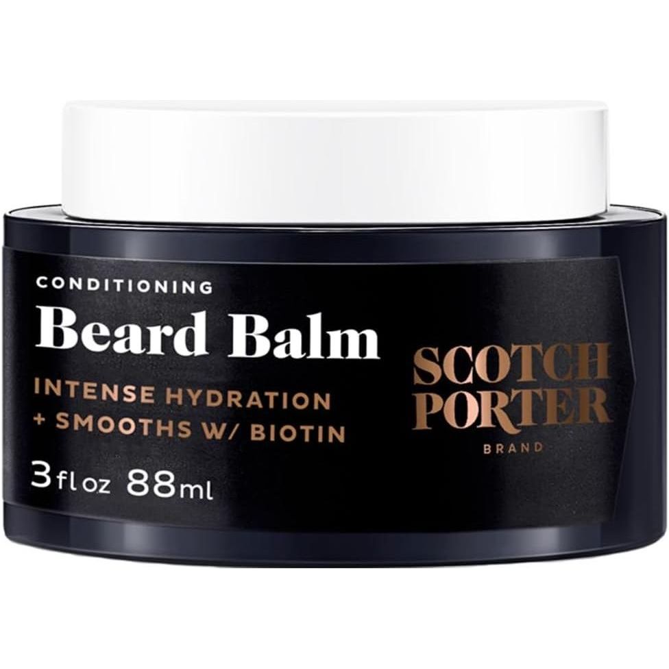 Scotch Porter Men's Facial Shape & Hold Beard Balm - 2oz - Glam Global UK