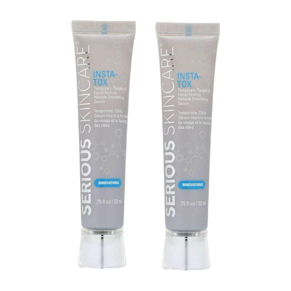 Serious Skincare INSTA - TOX Instant Wrinkle Smoothing Serum - Instant Line Filler - Two 22ml Tubes (2Pack) - Glam Global UKSerious Skincare