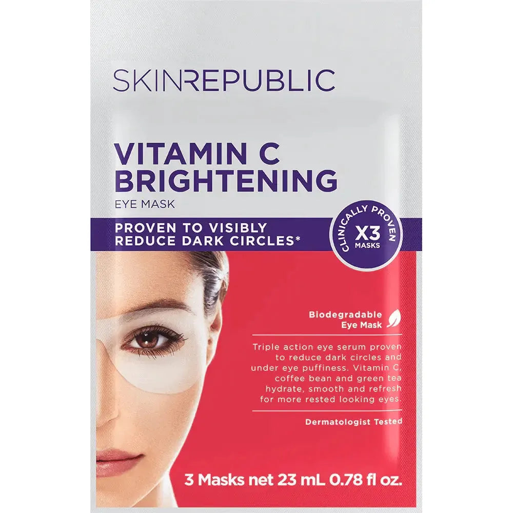 Skin Republic Brightening Eye Mask (3 Pairs) - Glam Global UK