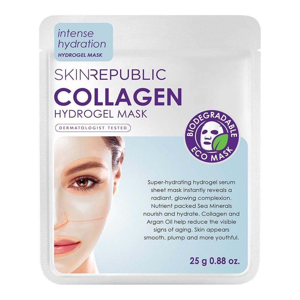 Skin Republic Collagen Hydrogel Face Sheet Mask - Glam Global UK