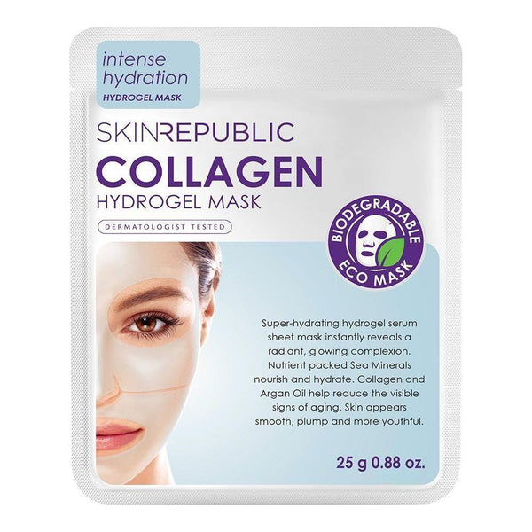 Skin Republic Collagen Hydrogel Face Sheet Mask - Glam Global UKSkin Republic
