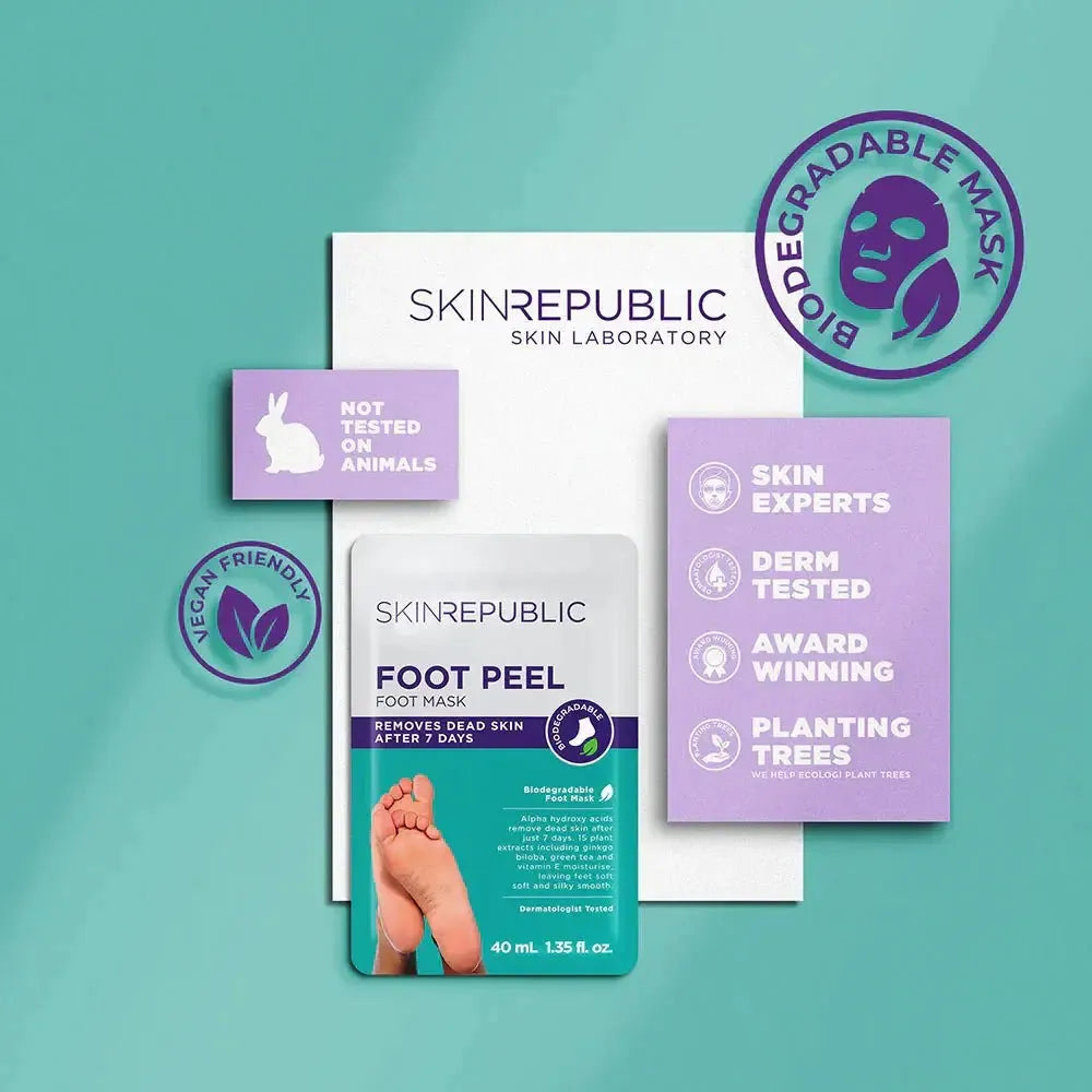 Skin Republic Foot Peel Mask (Pack Of 10) - Glam Global UK