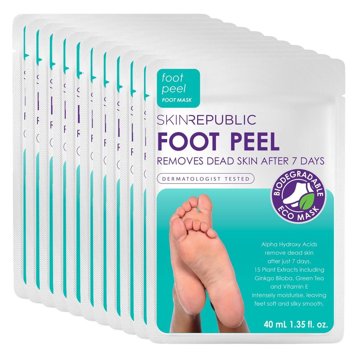 Skin Republic Foot Peel Mask (Pack Of 10) - Glam Global UK