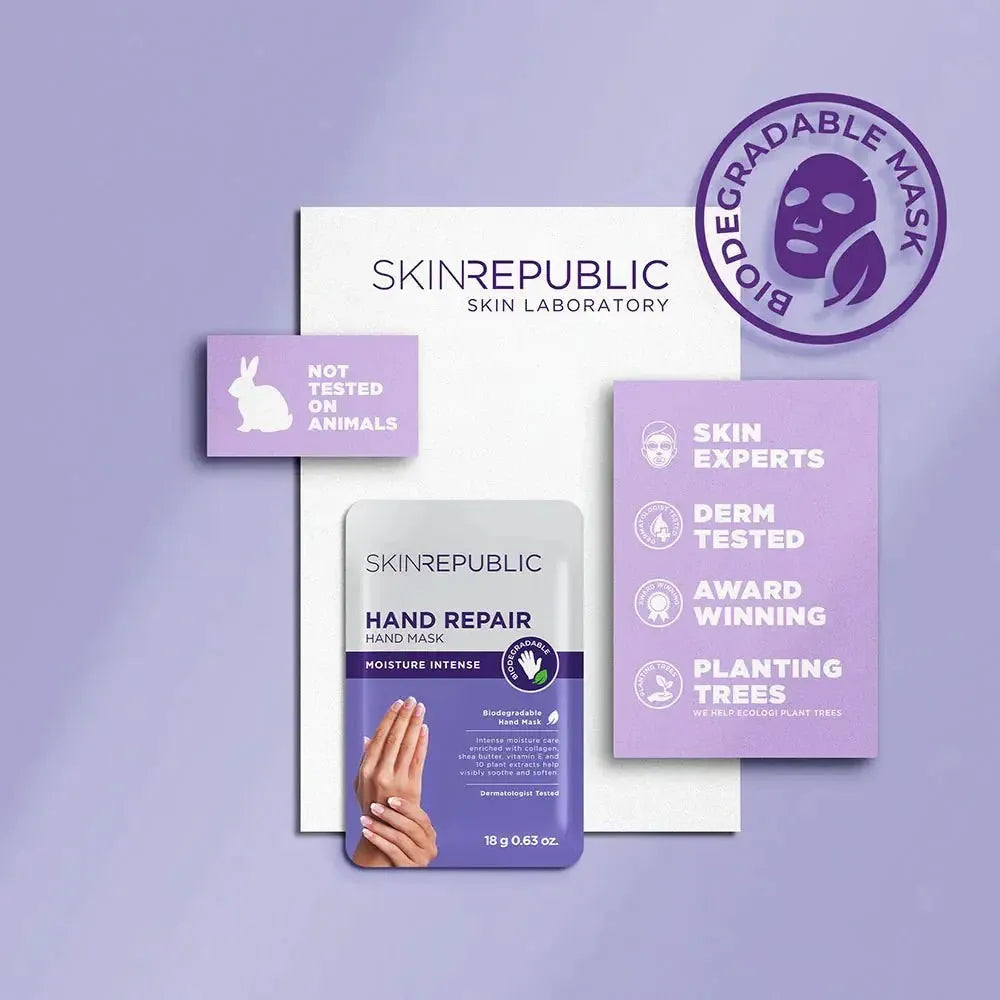 Skin Republic Hand Repair Hand Mask - Glam Global UK