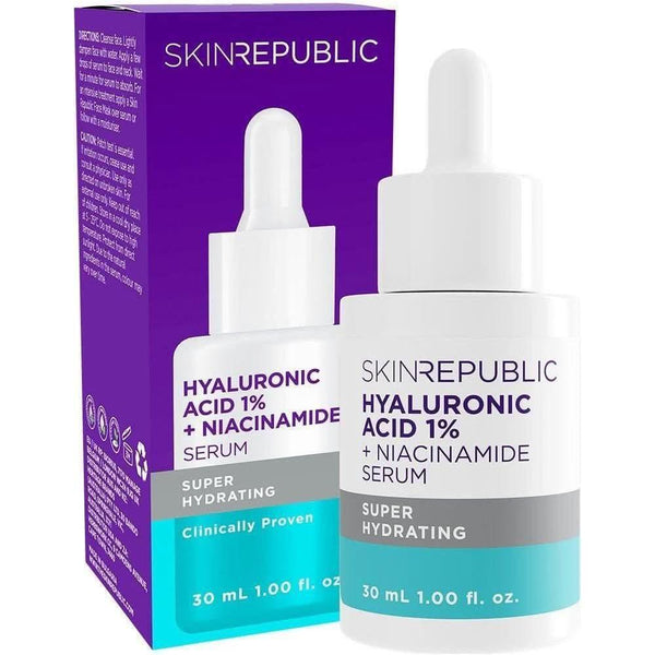Skin Republic Hyaluronic Acid 1% + Niacinamide Serum 30ml - Glam Global UKSkin Republic