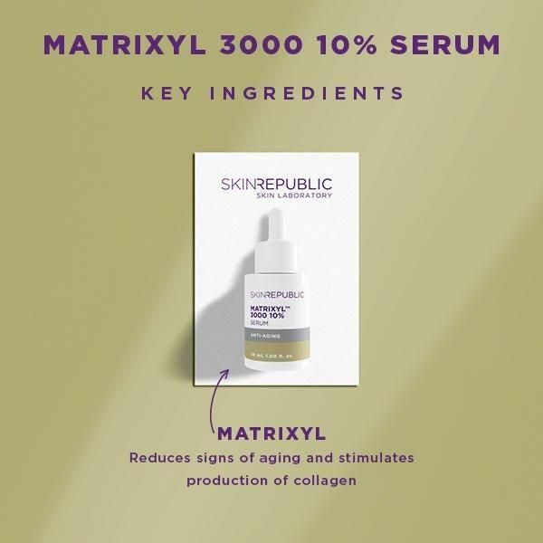 Skin Republic Matrixyl™ 3000 10% Serum 30ml - Glam Global UKSkin Republic