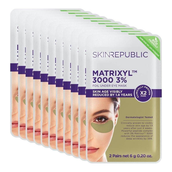 Skin Republic Matrixyl 3000 3% Foil Under Patch (Pack of 10) - Glam Global UKSkin Republic