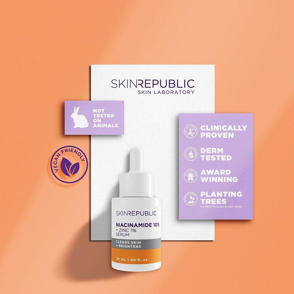 Skin Republic Niacinamide 10% + Zinc 1% Serum 30ml - Glam Global UK