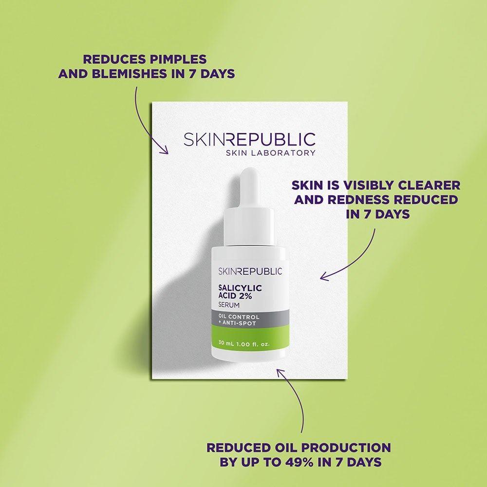 Skin Republic Salicylic Acid 2% Serum 30ml - Glam Global UK