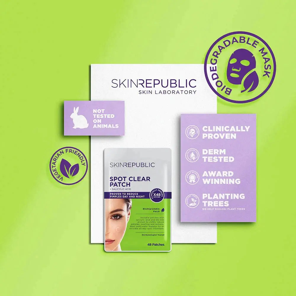 Skin Republic Spot Clear Salicylic Acid Patch (Pack of 10) - Glam Global UK
