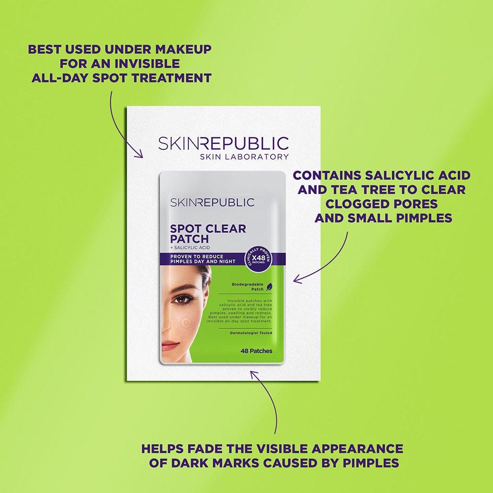 Skin Republic Spot Clear Salicylic Acid Patch (Pack of 10) - Glam Global UK