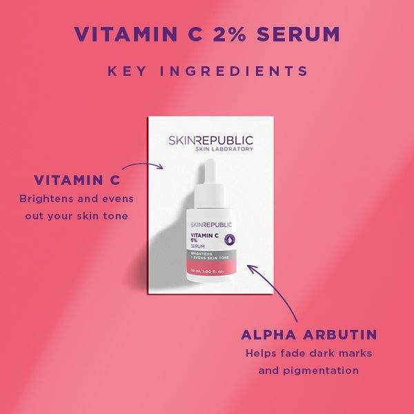 Skin Republic Vitamin C 6% Serum 30ml - Glam Global UK