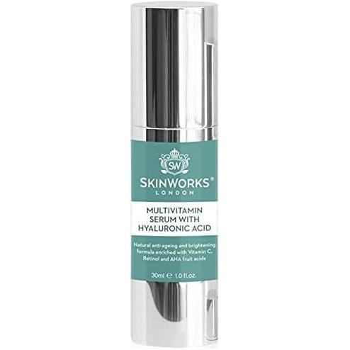 Skin Works Multivitamin anti aging serum + Hyaluronic Acid - 30ml - Glam Global UK